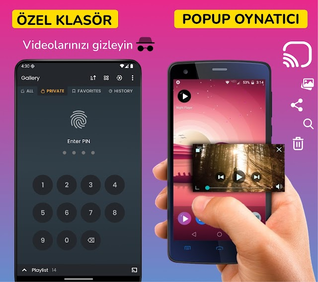 Video Oynatıcı: AI İyileştirme Resimleri