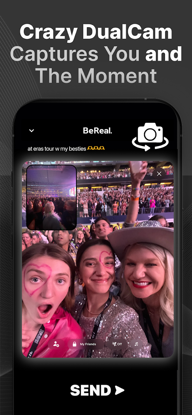 BeReal. Your friends for real. Resimleri