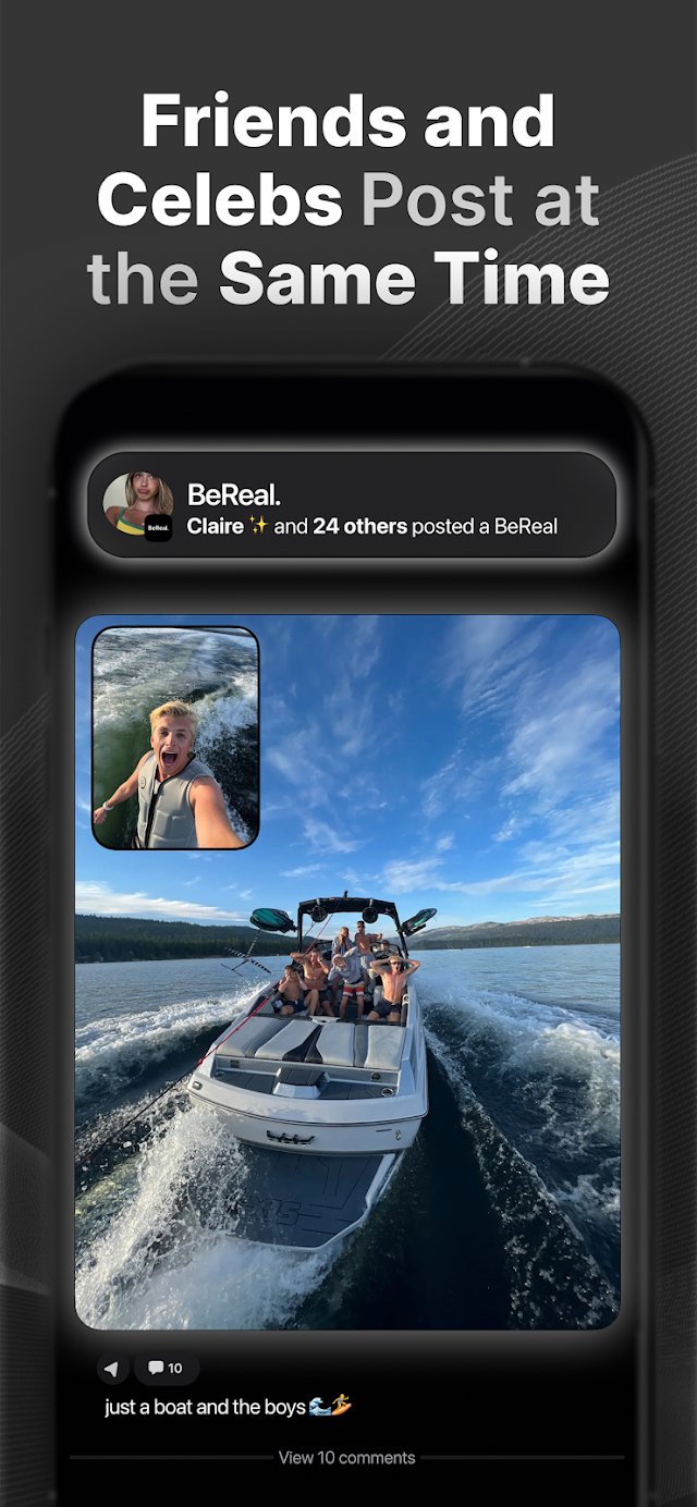 BeReal. Your friends for real. Resimleri