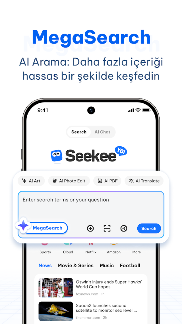 Seekee - AI Arama ve Asistan Resimleri