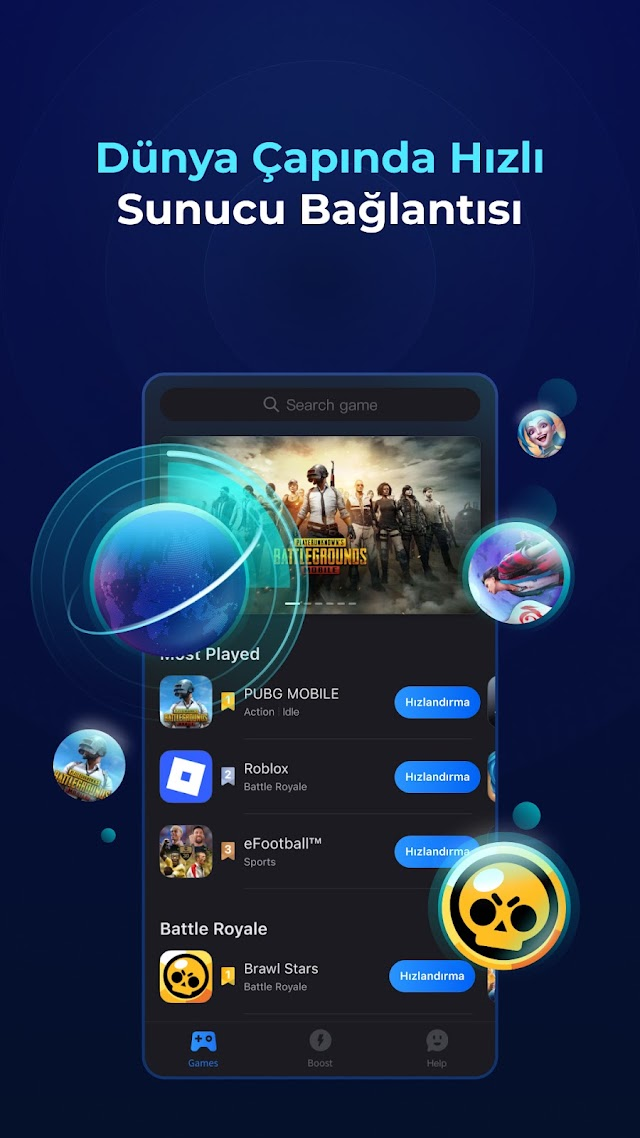 GearUP: Lower Lag Game Booster Resimleri