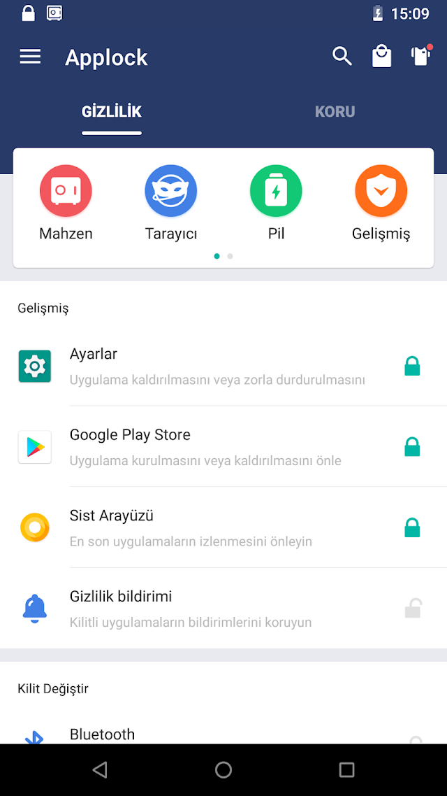 AppLock Resimleri