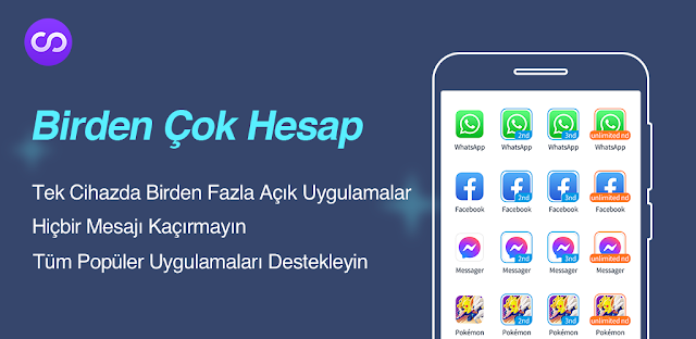 Çoklu Hesaplar: Çift Alan Resimleri