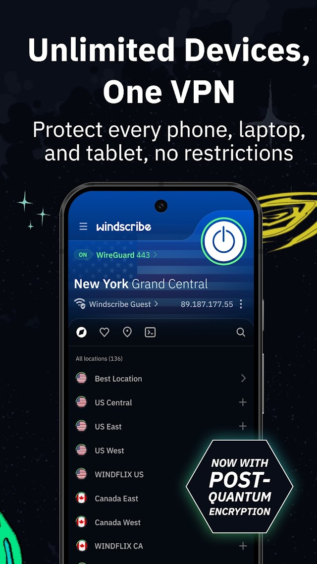 Windscribe VPN Resimleri