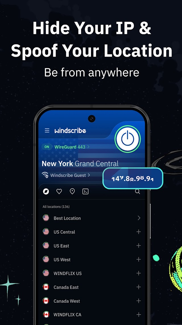 Windscribe VPN Resimleri