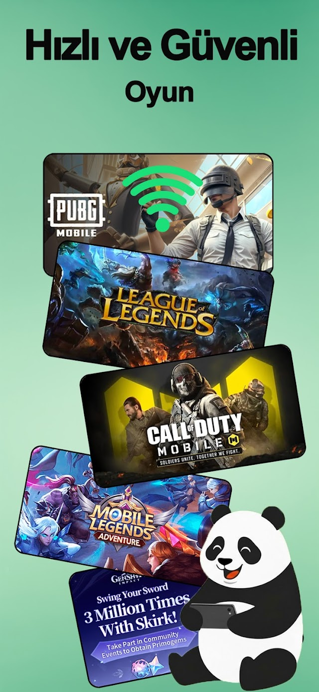 PandaVPN: PUBG & Roblox VPN Resimleri