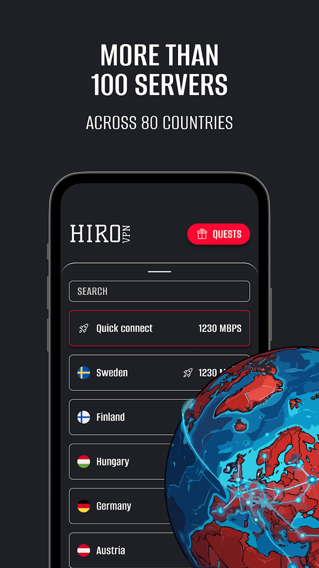 HiroVPN – Fast VPN Proxy Resimleri
