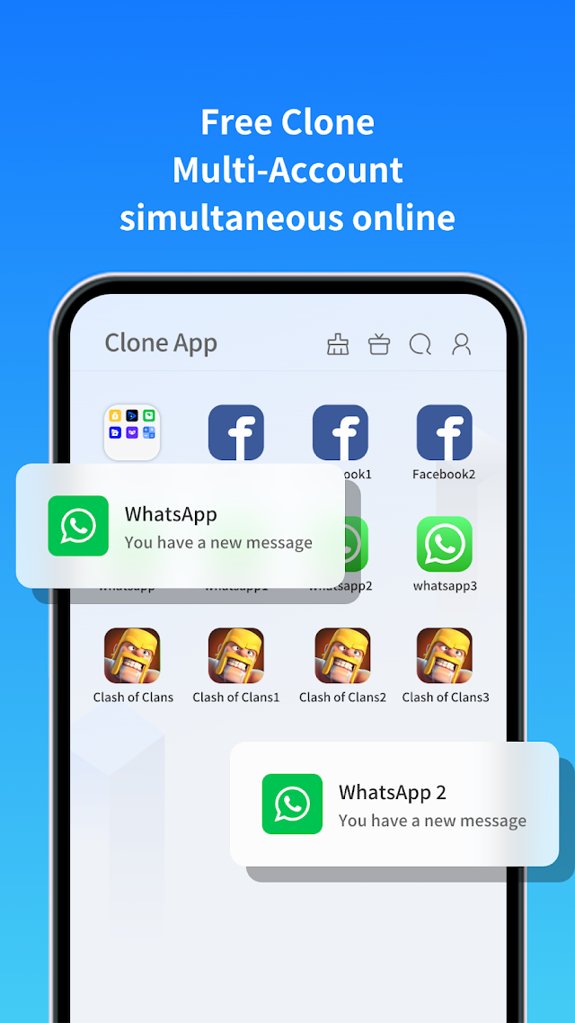 Clone App-Parallel Dual Space Resimleri