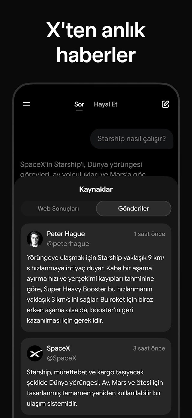 Grok - Yapay Zeka Asistanı Resimleri