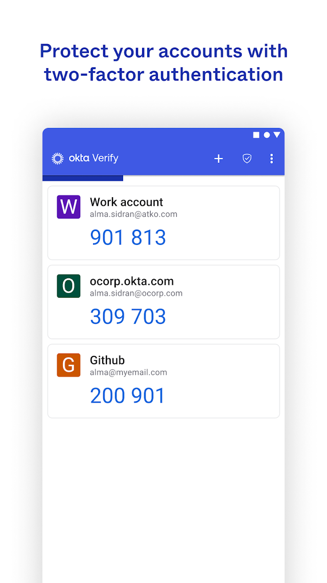 Okta Verify Resimleri