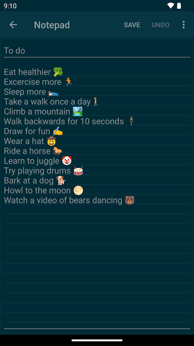 Notepad - simple notes Resimleri