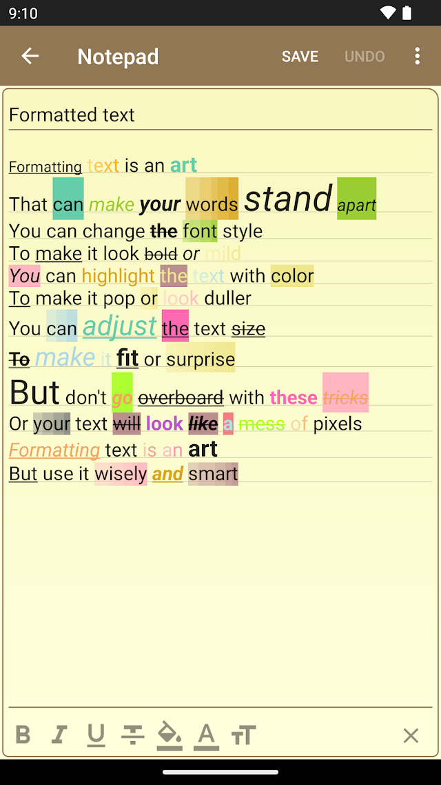 Notepad - simple notes Resimleri