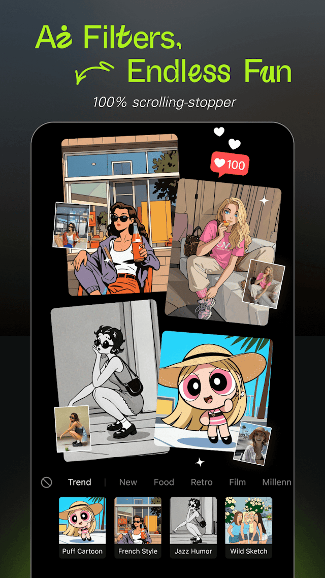 Hypic - Photo Editor & AI Art Resimleri