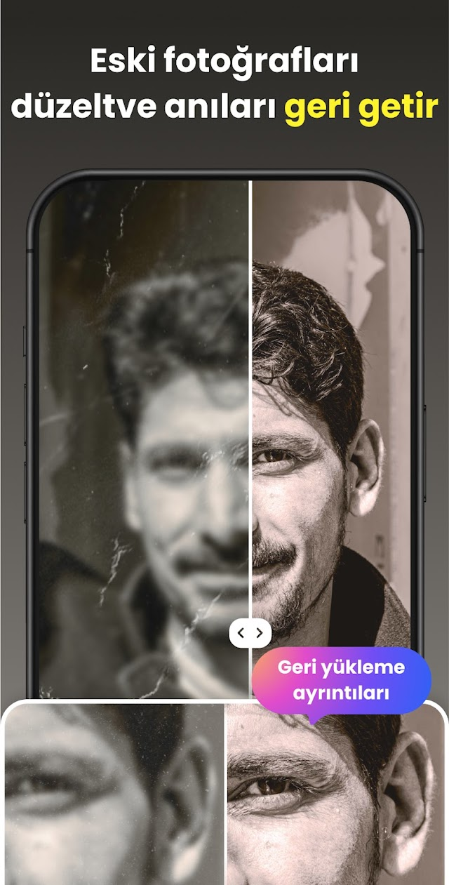Fotoğraf Netleştirici: Enhance Resimleri