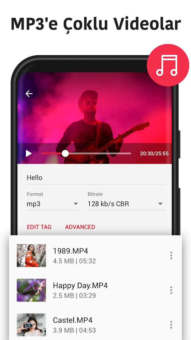 MP3 dönüştürücü-video cevirme Resimleri
