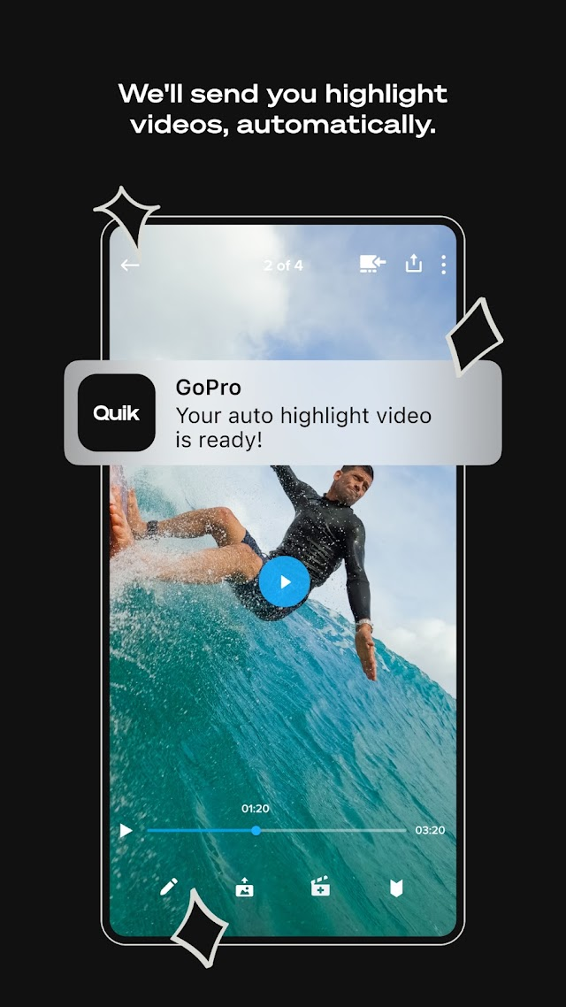 GoPro Quik: Video Editor Resimleri