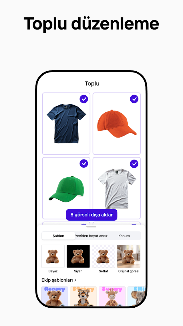 Photoroom: AI Fotoğraf Editörü Resimleri