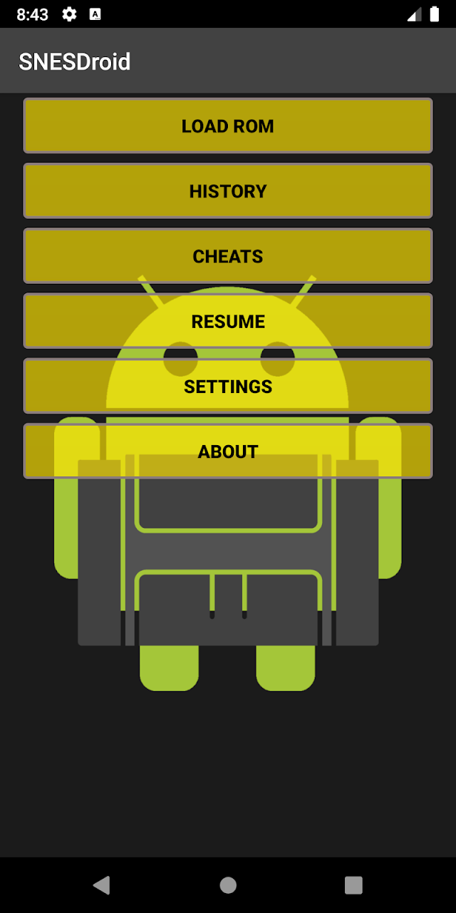 SNESDroid Resimleri