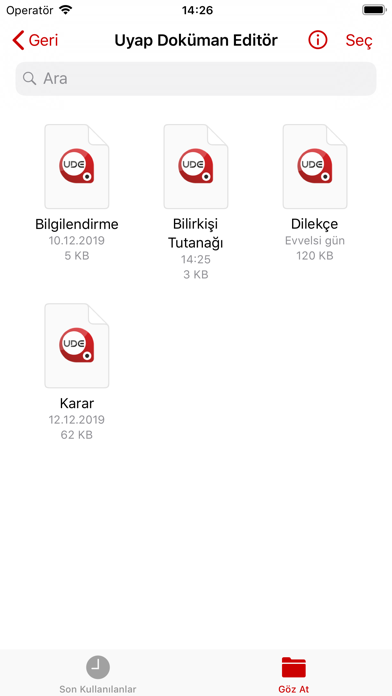 Uyap Doküman Editör Resimleri