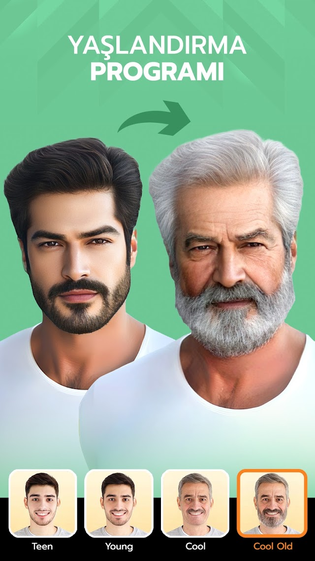 FaceLab: Yaş Büyütme Programı Resimleri