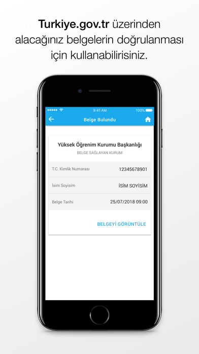 e-Devlet Belge Doğrulama Resimleri