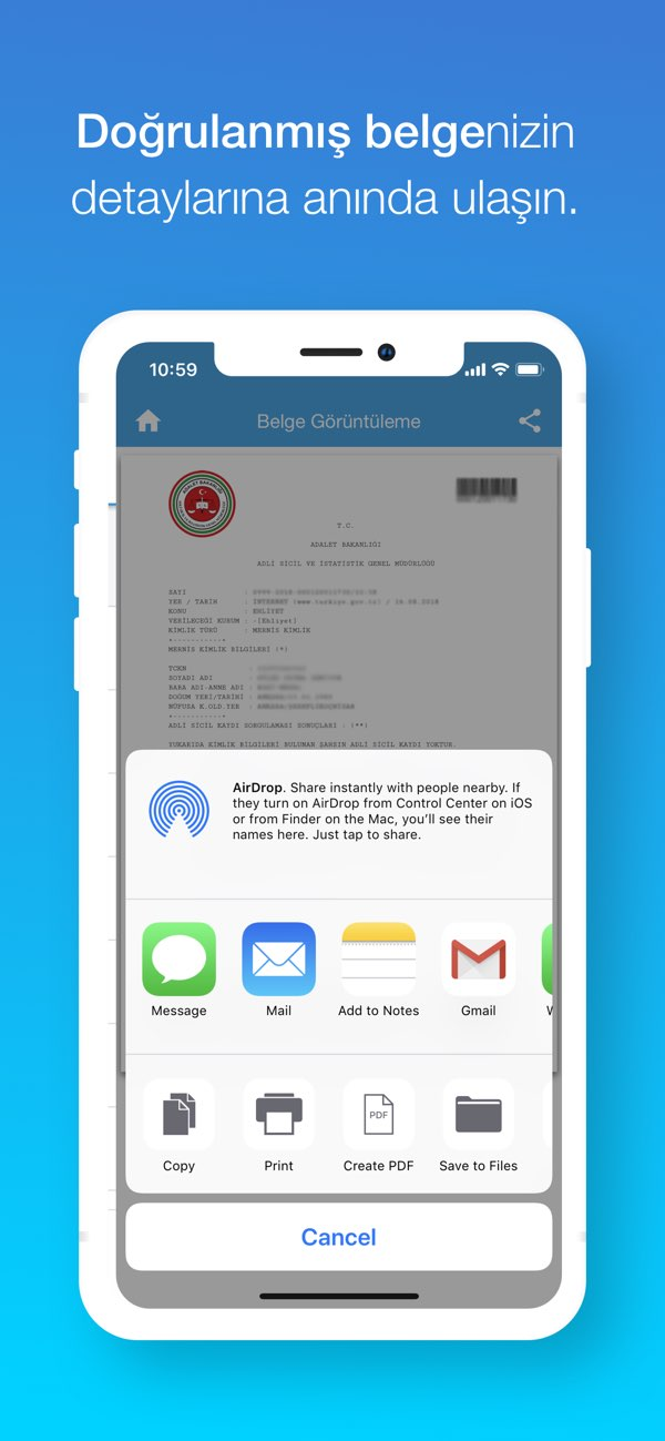 e-Devlet Belge Doğrulama Resimleri