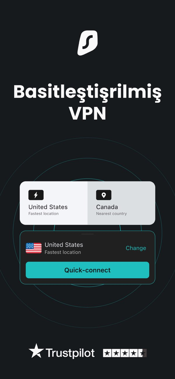 Surfshark VPN: H�zl� VPN Resimleri