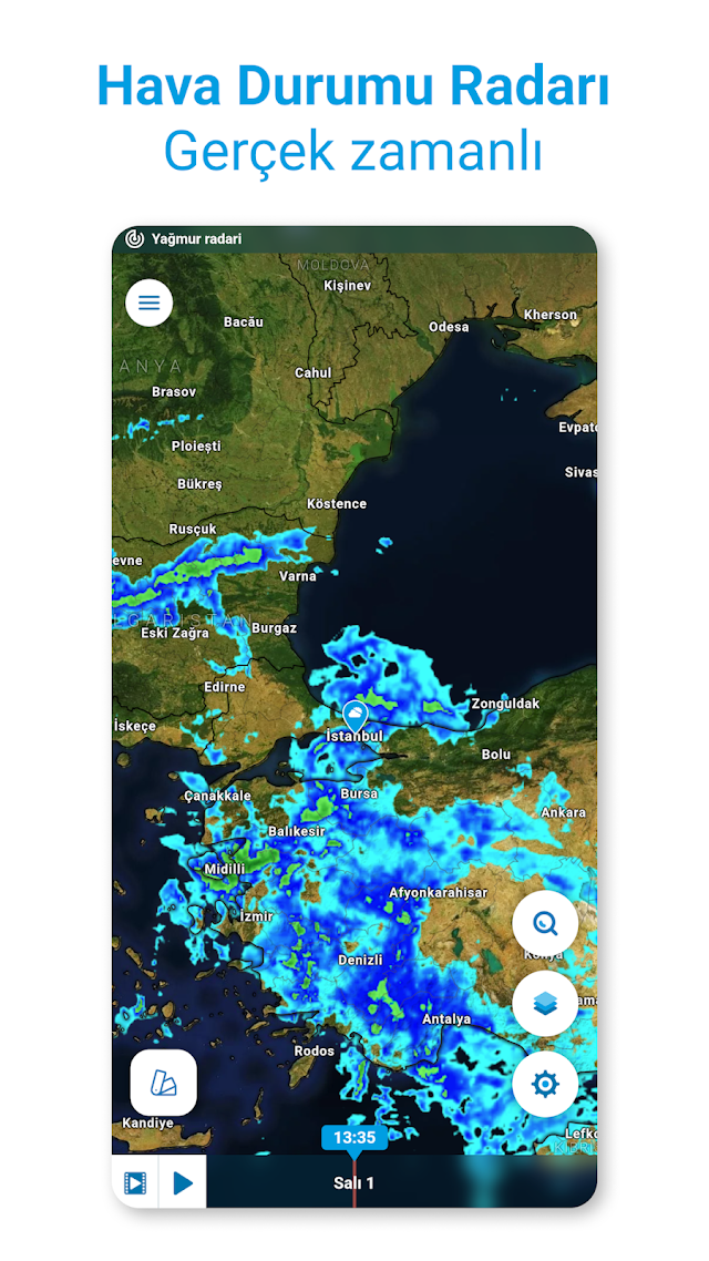 Meteored: Hava Durumu Radarı Resimleri