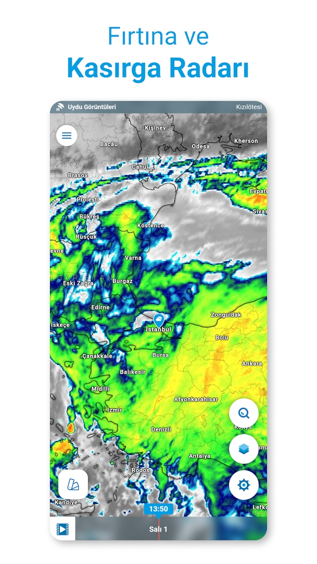 Meteored: Hava Durumu Radarı Resimleri