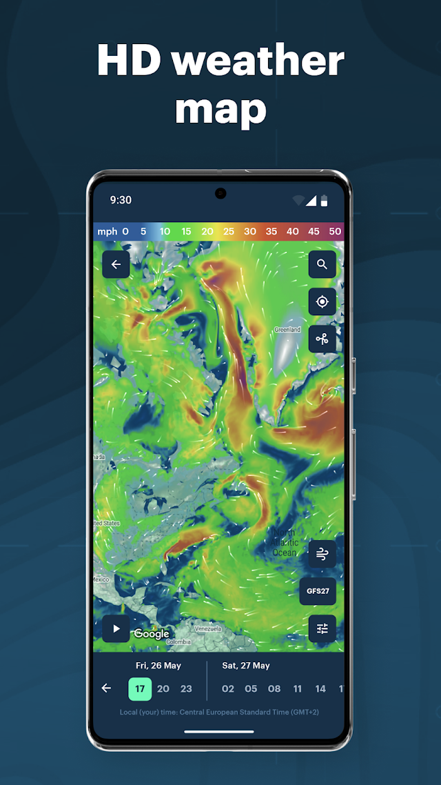 Windy.app: Rüzgar, Hava Durumu Resimleri