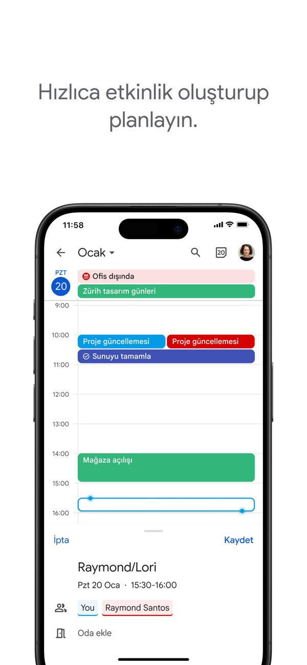 Google Takvim: Dijital Ajanda Resimleri