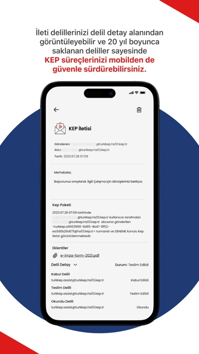 TÜRKKEP Mobil KEP Resimleri