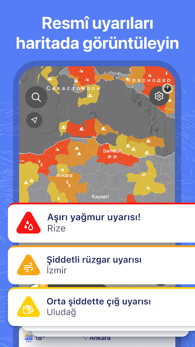 Ventusky: Hava durumu Resimleri