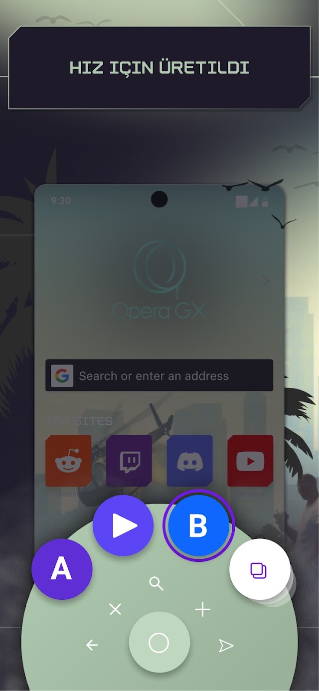 Opera GX: Oyuncu Tarayıcısı Resimleri