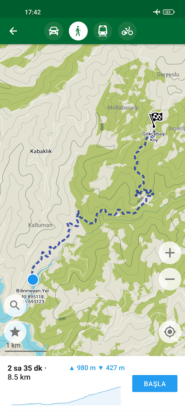 Organic Maps: Haritalar ve GPS Resimleri