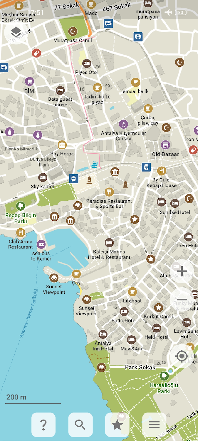 Organic Maps: Haritalar ve GPS Resimleri