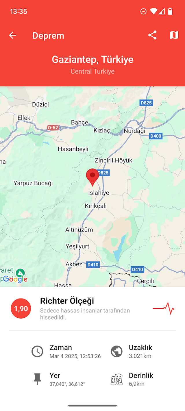 Deprem Uyarılarım Resimleri