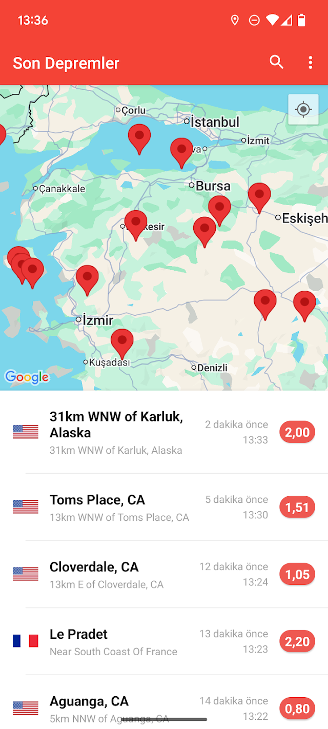 Deprem Uyarılarım Resimleri