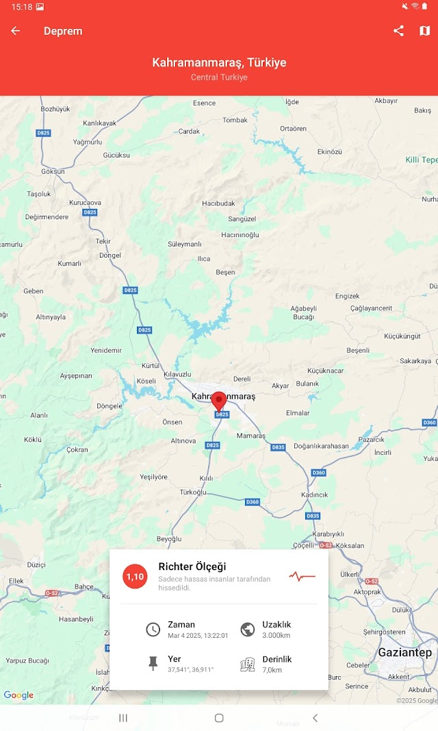 Deprem Uyarılarım Resimleri