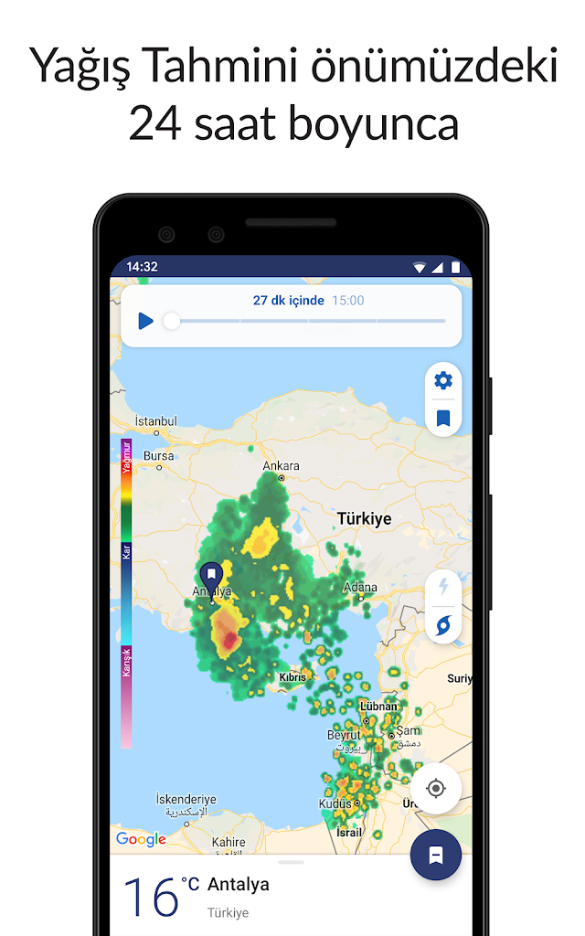 Clime: Hava Durumu ve Radarı Resimleri