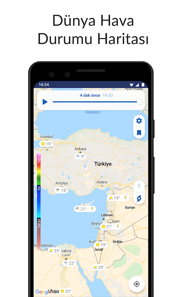 Clime: Hava Durumu ve Radarı Resimleri