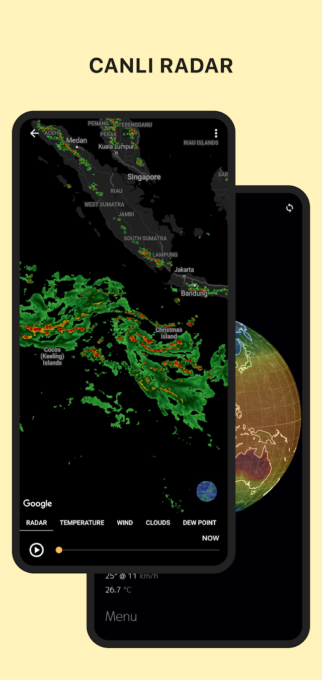 Today Weather:Radar, Widgetlar Resimleri