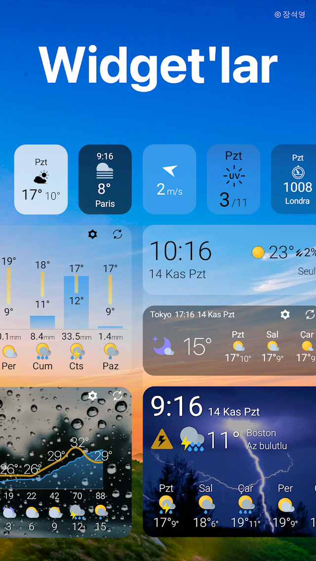 Hava ve Widget - Weawow Resimleri