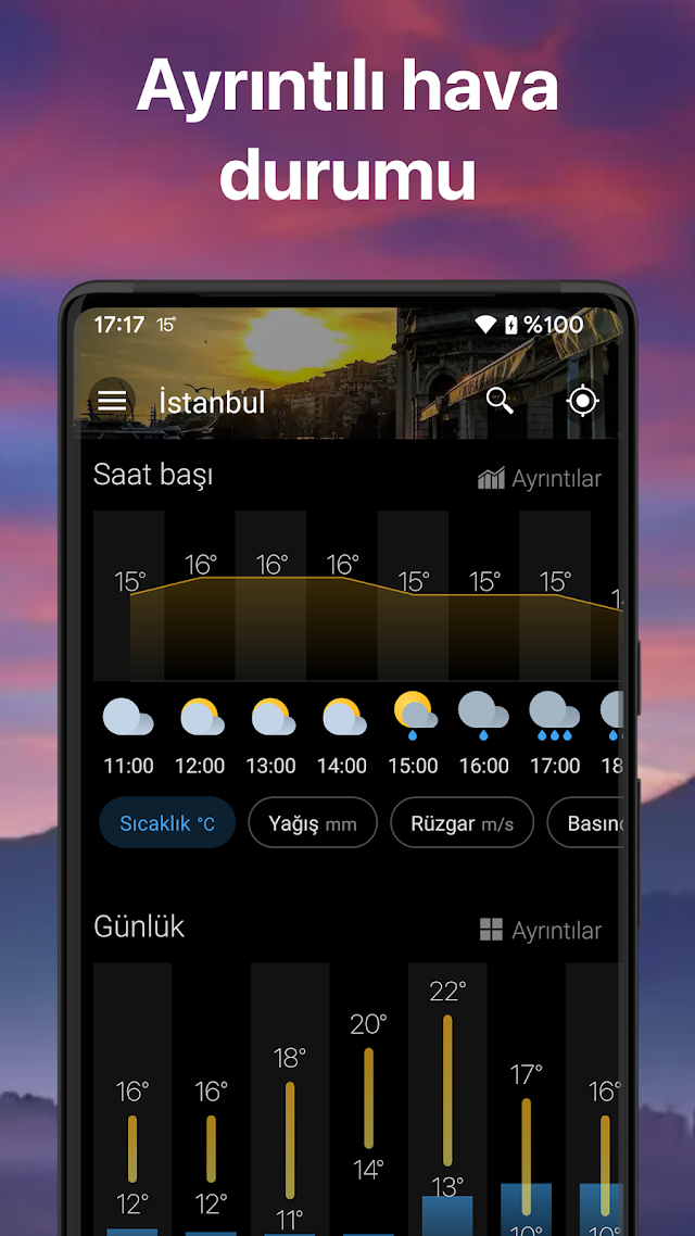 Hava ve Widget - Weawow Resimleri