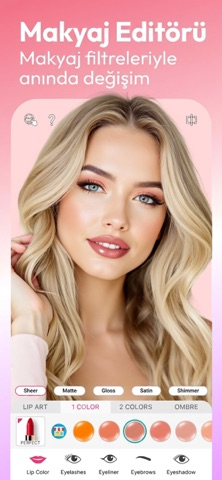 YouCam Makeup: Y�z D�zenleyici Resimleri