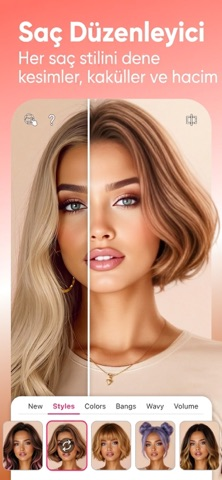 YouCam Makeup: Y�z D�zenleyici Resimleri