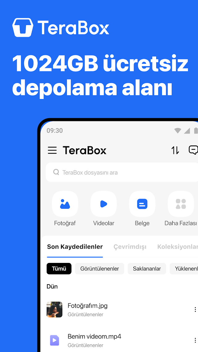 TeraBox: 1TB Bulut & AI Alanı Resimleri
