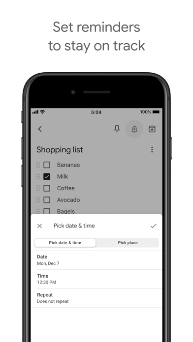 Google Keep - Not ve listeler Resimleri