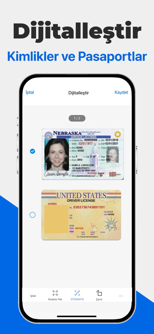Mobile Scanner App - PDF Tara Resimleri