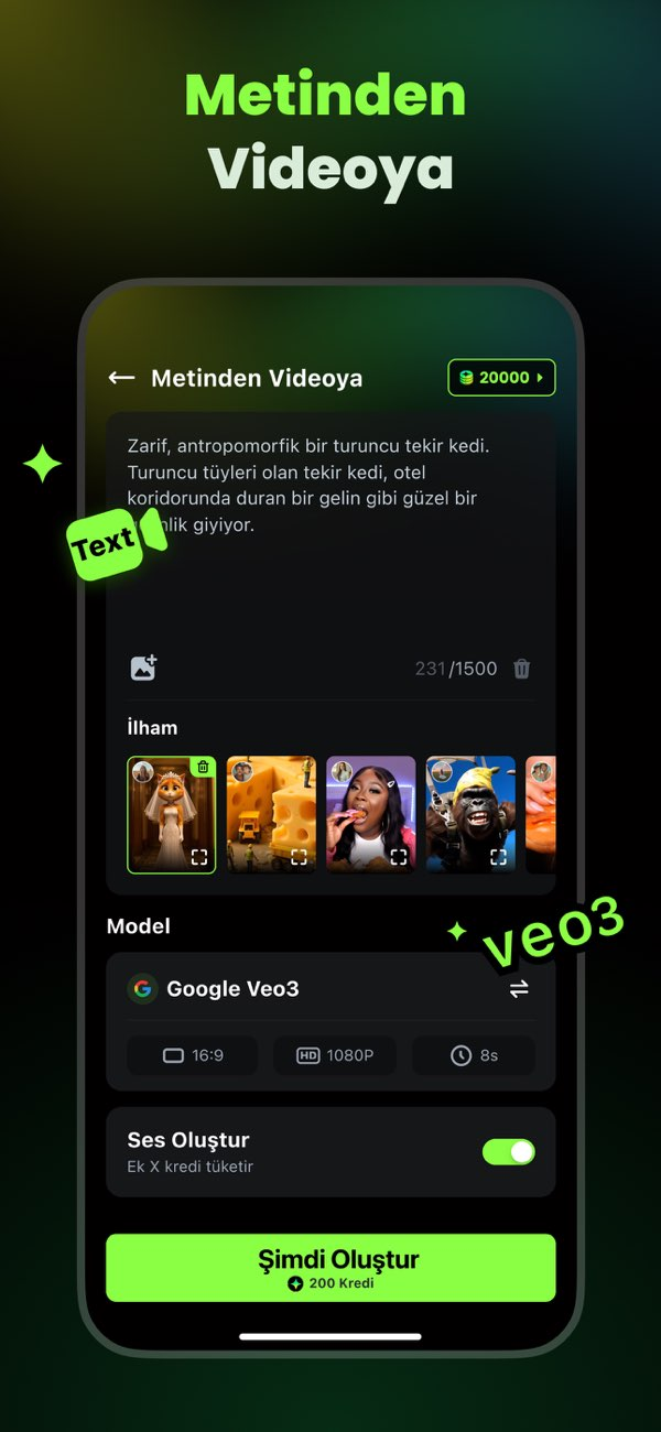 AI Catch: AI Video Üreticisi Resimleri
